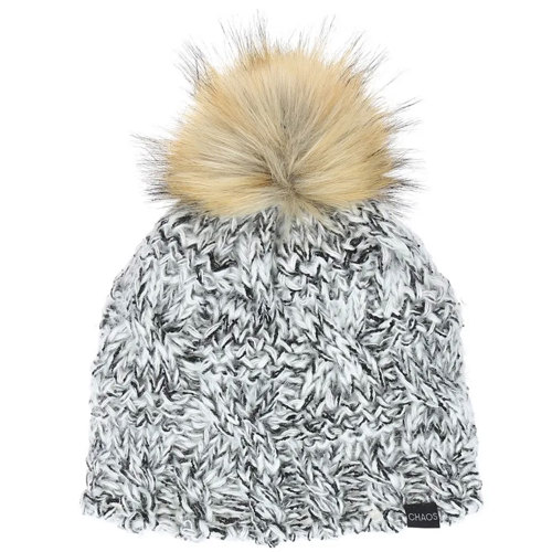 Chaos Greer Pom Beanie for Women Winter White
